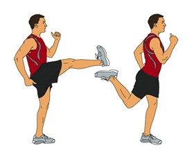 training tip dynamic stretching