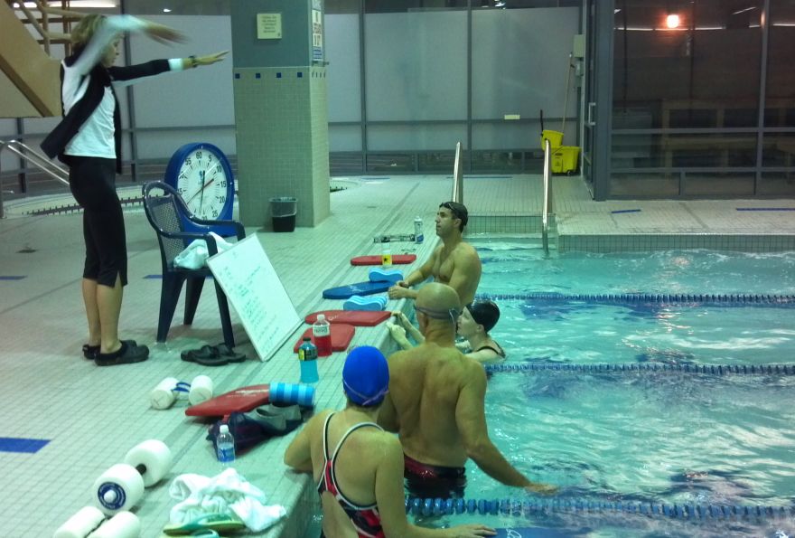 ET masters swim class