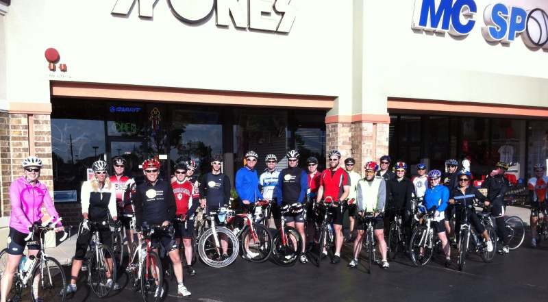 Wed ET Club ride at Spokes