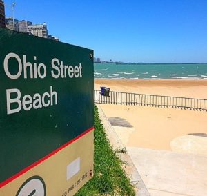 ohio st beach sign
